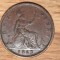 Marea Britanie - moneda de colectie - 1 penny 1863 - Victoria - bronz superba !