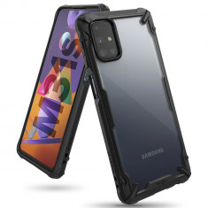 Husa pentru Samsung Galaxy M31s - Ringke Fusion X Design - Black