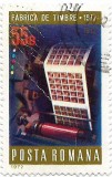 Centenarul Fabricii de Timbre, 1972 - obliterat