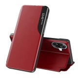 Husa Samsung Galaxy A07 4G Eco Leather View flip tip carte, rosu