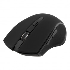 Mouse wireless ergonomic DELTACO, Bluetooth, 5 butoane, 1600 DPI, nano-receptor USB, negru foto
