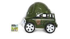Masina jeep off roader cu casca militar 32cm