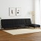 vidaXL Set canapea 2 piese, negru, catifea 3216298