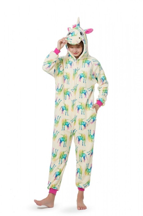 PJM177-94 Pijama intreaga kigurumi, model unicorn
