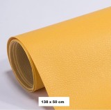 Cumpara ieftin Rola din Piele Ecologica, Culoare Galben Pentru Reconditionare si Retapitare Canapea, Scaun, Interior Auto, Autoadeziv Puternic, Usor de Aplicat Dimen