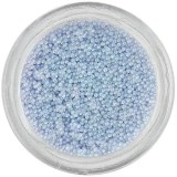 Decorații pentru unghii - perle 0,5mm, albastru deschis