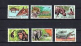 GABON, FAUNA - SERIE COMPLETĂ MNH, Nestampilat