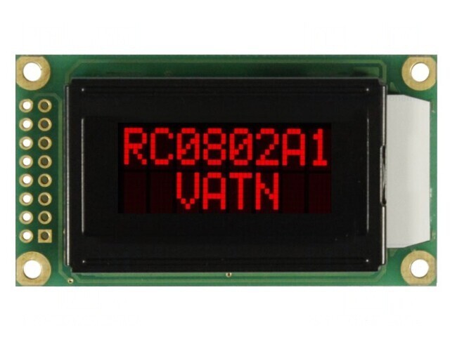 Afișaj LCD Alfanumeric 8x2 cu LED
