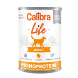 Calibra Life Mono Protein, Curcan cu Mere, Conservă hrană umedă mono proteică fără cereale c&acirc;ini, (pate), 400g