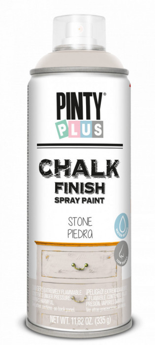 Paint Chalk Spray antichizare, stone mat, CK791, interior, 400 ml, Pintyplus