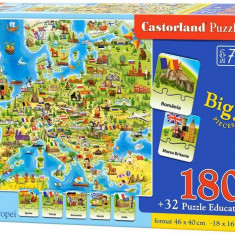 Puzzle educativ 180 piese Harta Europei