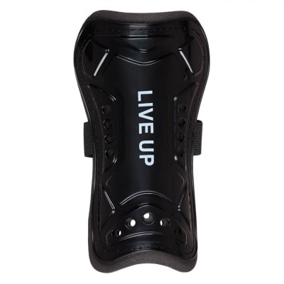 Tibiere Fotbal, Live Up, Negru, Lungime 18 cm foto