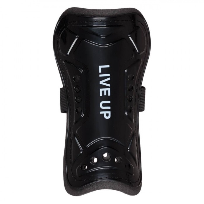 Tibiere Fotbal, Live Up, Negru, Lungime 18 cm
