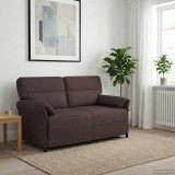 vidaXL Canapea 100% poliester, cadru din metal, MDF, placaj 42033901