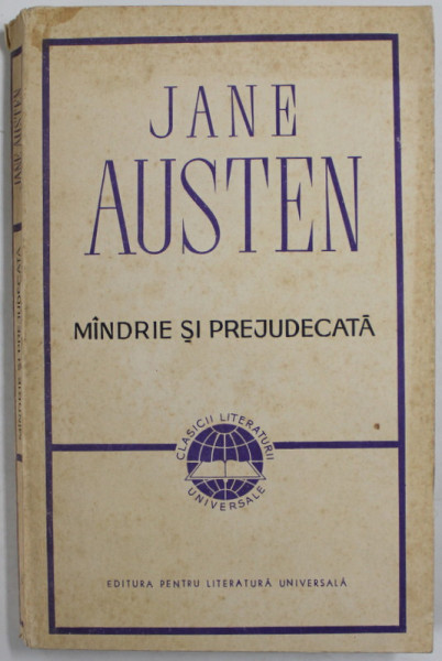 MANDRIE SI PREJUDECATA de JANE AUSTEN , 1968
