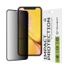 Folie pentru iPhone XR / 11 - Techsuit 111D Privacy Full&nbsp;Glue - Black