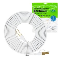 Aproape nou: Cablu de retea plat S/STP CAT8 PNI U8030W, 2 x RJ45, 4 perechi de fire foto