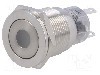 Intrerupator anti-vandalism, ON-ON, &Oslash;19mm, ONPOW - LAS1-AGQPF-11ZD/R/24V/S