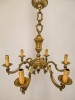 Boem candelabru de dimensiuni mari din bronz masiv in stilul Louis ,piesa cu o lucrătură de o foarte mare finețe