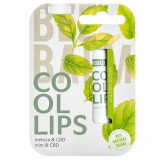 Balsam natural pentru buze Cool Lips, 4.5g, Biobaza