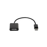 Adaptor HP F7W96AA, DisplayPort to DVI, negru