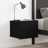 VidaXL Noptieră, negru, 40x30x30 cm, lemn prelucrat