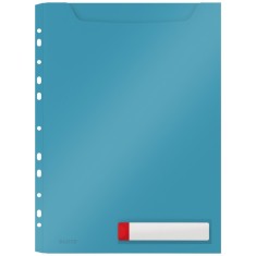 Mapa plastic Leitz Cosy Jumbo A4 150 coli pre-perforată cu etichetă set 3 buc