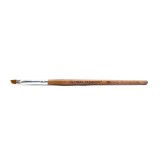 Pensula cu varf diagonal unghii, pentru aplicare gel UV, Nr. 6