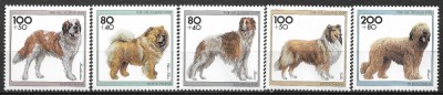 B1232 - Germania 1996 - Caini 5v. neuzat,perfecta stare foto