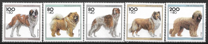 B1232 - Germania 1996 - Caini 5v. neuzat,perfecta stare