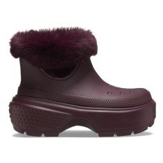 Cizme Crocs Stomp Lined Boot Bordo - Dark Cherry foto