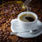 Fototapet autocolant Compozitie70 Ceasca si boabe de cafea2, 200 x 150 cm