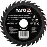 Yato YT-59172 - Disc raspel 125x22.2 mm lemn