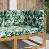 vidaXL Perna pentru canapea de exterior 3 pcs Model cu frunze 900875