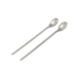 Set linguri lungi din inox pentru iaurt / latte &ndash; 2 bucati (21 cm) Handy KitchenServ