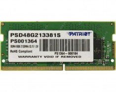 Memorie ram notebook patriot sodimm ddr4 8gb 2133 mhz cl15 foto