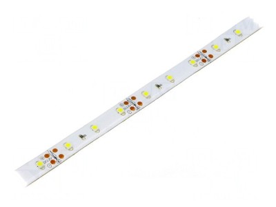 Bandă LED alb rece 12V 60 LED/m 10mm PCB maro foto