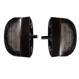 2 x 4 LED Lumpa numar de inmatriculare pentru Camioane Remorca Negru 12v 24v