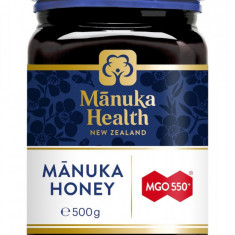 Miere de Manuka MGO 550+, 500g, Manuka Health