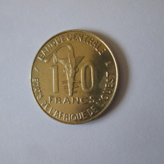 Africa de Vest 10 Francs 1997 UNC