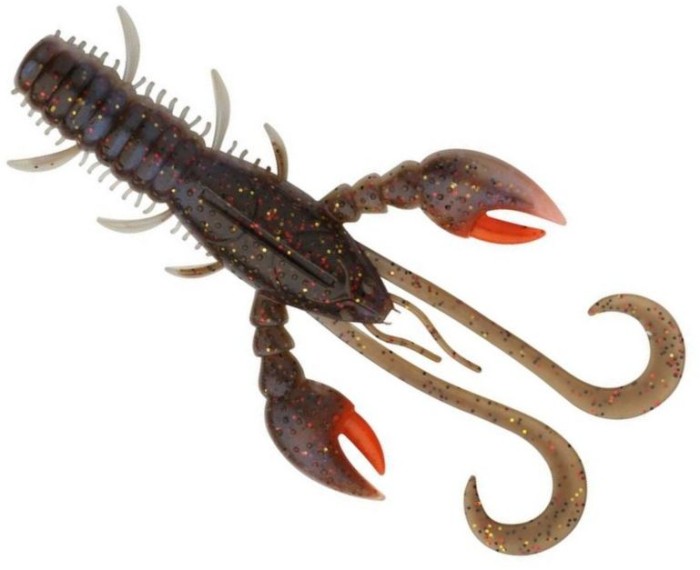 Creatura Berkley Pulse Realistic Craw Hollow, Signal Cray UV Claw, 7cm, 8buc/plic