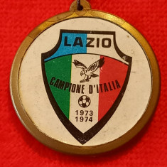 Medalion fotbal - LAZIO ROMA (Campioana Italiei sezonul 1973-1974)