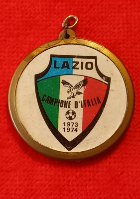 Medalion fotbal - LAZIO ROMA (Campioana Italiei sezonul 1973-1974) foto