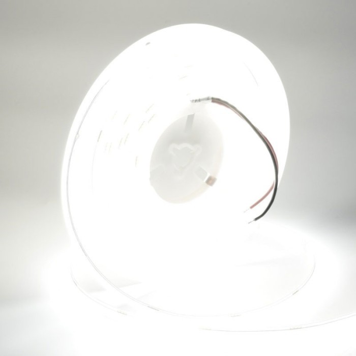 Banda Cob Led 24V - 8MM 320ledml - 11Wml, Lumina Alb-Rece 6500K - 1200lm - Interior IP20 - 5mrol