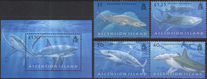 Timbre cu rechini din Ascension