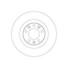 Set discuri frana spate TRW Citroen C4 Grand Picasso II, C4 Picasso II 2013- C4 Spacetourer; C5 Aircross 2018- Grand C4 Spacetourer 2018- Jumpy 2016-