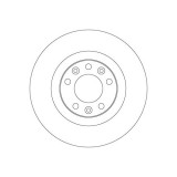 Set discuri frana spate TRW Citroen C4 Grand Picasso II, C4 Picasso II 2013- C4 Spacetourer; C5 Aircross 2018- Grand C4 Spacetourer 2018- Jumpy 2016-