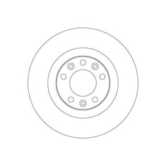 Set discuri frana spate TRW Citroen C4 Grand Picasso II, C4 Picasso II 2013- C4 Spacetourer; C5 Aircross 2018- Grand C4 Spacetourer 2018- Jumpy 2016-