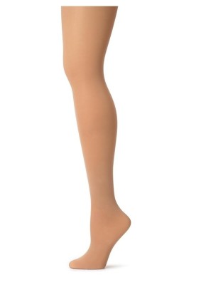 Ciorapi dama Capezio Ultra Soft, maro deschis, L-XL - OUTLET foto