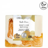 Sapun nutritiv cu flori de primavara, bumbac si ovaz, Soft Duo, 100 g, Organique